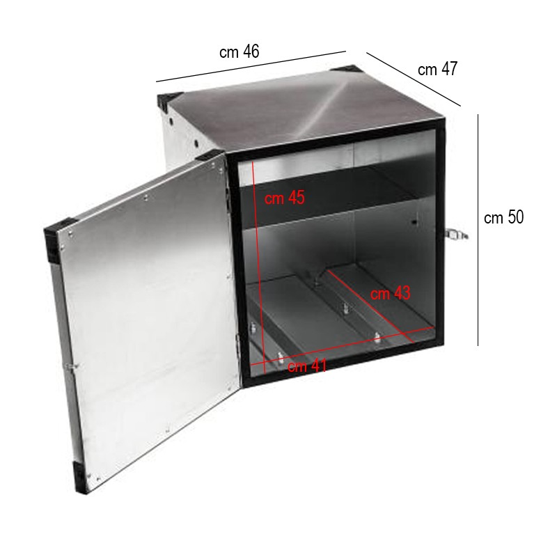 Contenitore box pizze non coibentato Gi-metal  in Cucina