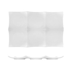 Vassoio 6 scomparti porcellana Ilsa  in Porcellane