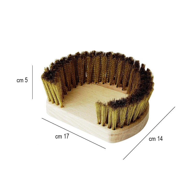 Ricambio spazzolone tondo ottone Gi-metal  in Spazzoloni
