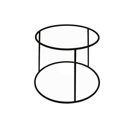 Alzatina in filo Metallo nero | Alzate per buffet e vassoi | Rausa srl