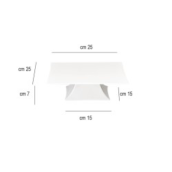 Alzata bianca policarbonato   in Buffet