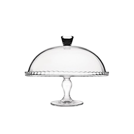 Alzata in vetro temprato con cupola | Alzate e vassoi | Rausa srl