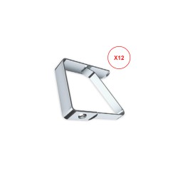 Fermatovaglie acciaio inox set 12 pezzi | Rausa srl