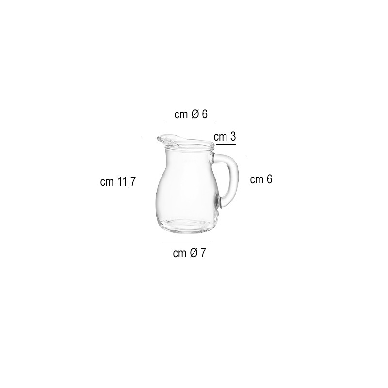 Brocca vetro con manico Bistrot   in Brocche e caraffe