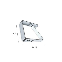 Fermatovaglia acciaio classic   in Tavola