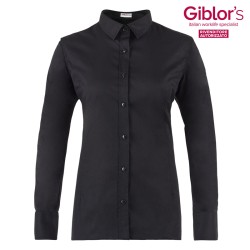 Camicia da lavoro donna nera lela Giblors  in Camicie cameriere