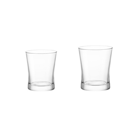 Bicchiere vetro aura in vetro temprato | Bicchiere da tavola | Rausa