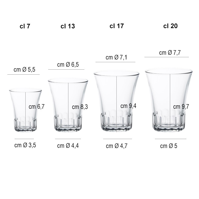 Bicchiere tavola Amalfi   in Bicchieri