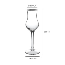 Calice grappa cc. 95   in Bicchieri distillati
