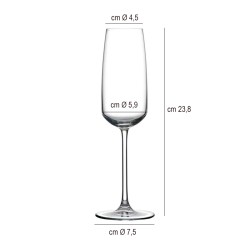 Calice mirage cc 245 flute   in Bicchieri