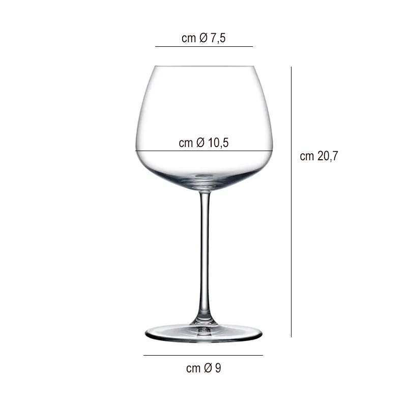 Calice mirage cc 570   in Calici vino rosso
