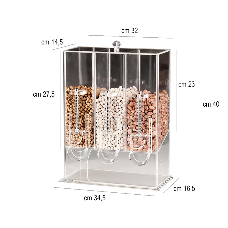 Dispenser cereali 3 scomparti   in Buffet