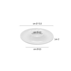 Piattino portauovo porcellana   in Porcellane