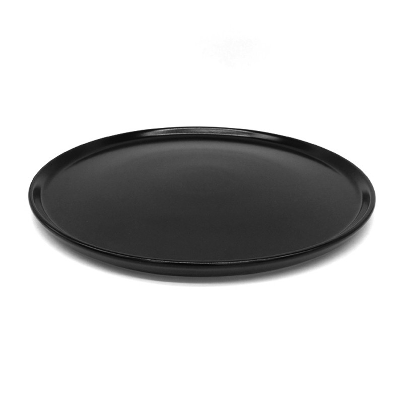 Piatto pizza nero cm 33   in Porcellane