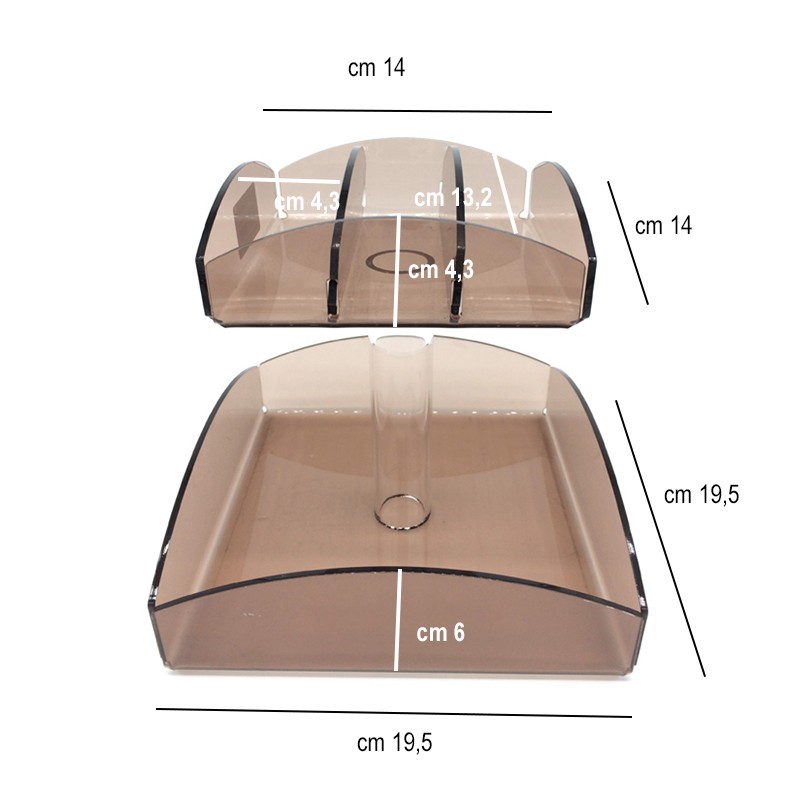 Porta bustine zucchero 2 piani   in Tavola
