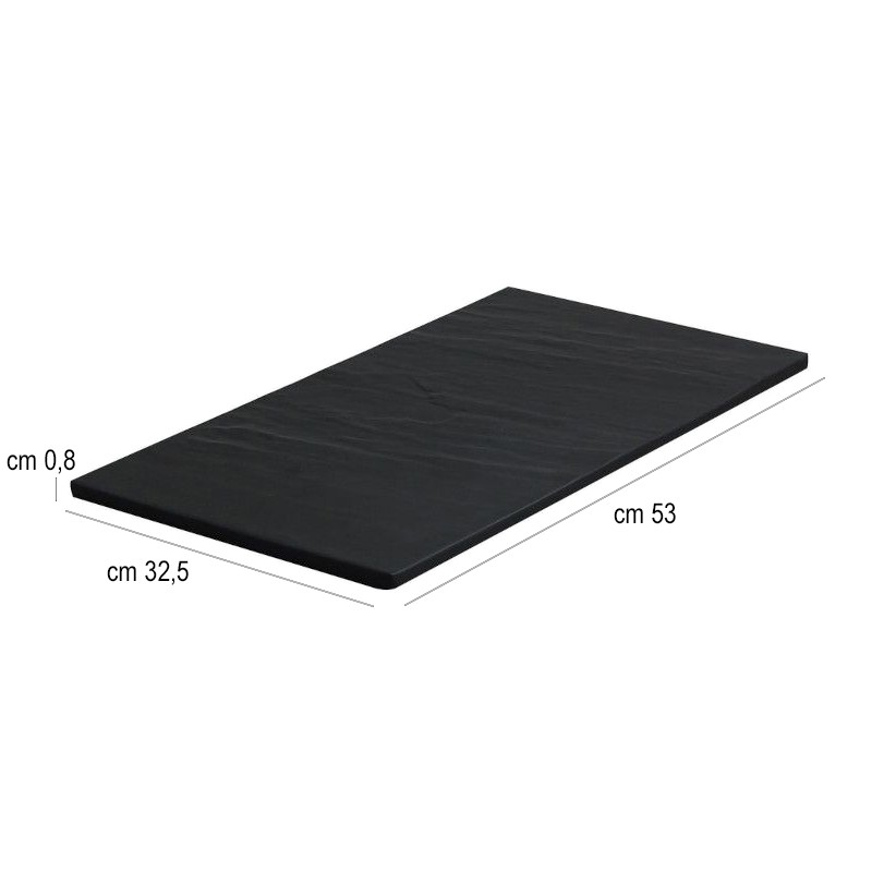 Vassoio melamina effetto ardesia   in Buffet