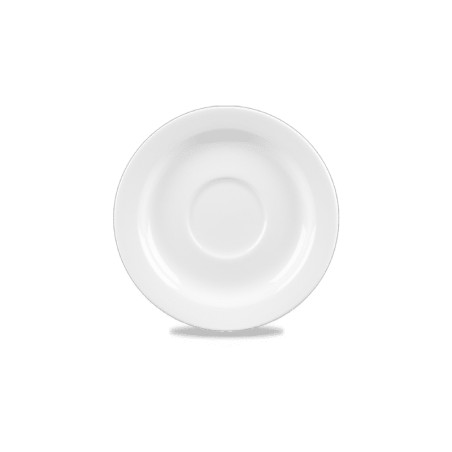 piattino caffè profile in porcellana bianca | Tazze e teiere | Rausa srl