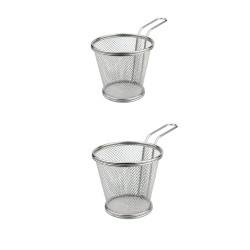 Mini cestino fritture tondo | Vassoi e taglieri professionali | Rausa srl