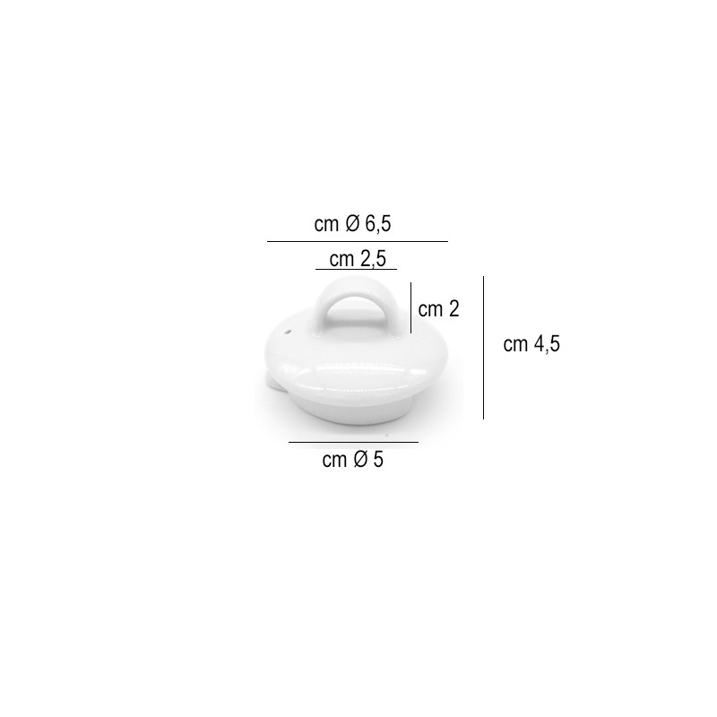 Coperchio per lattiera Isla Churchill Porcellana  in Linee