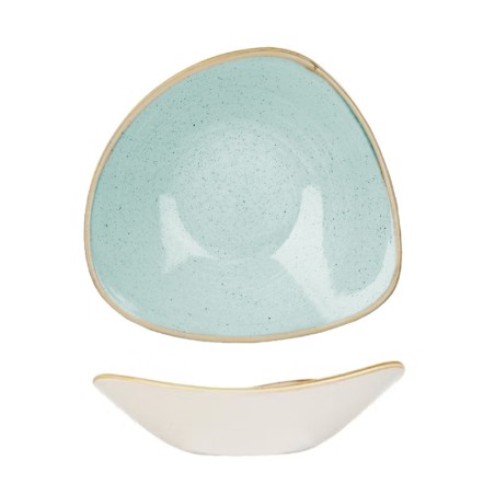 Bowl triangolare churchill stonecast duck egg blue | Rausa srl