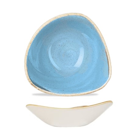 Bowl triangolare Churchill Stonecast Cornflower Blue | Rausa srl