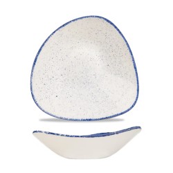 Bowl triangolare Churchill Stonecast Hints Indigo blue | Rausa srl