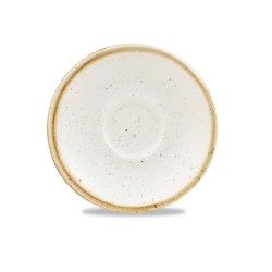 Piattino cappuccino stonecast bianco | Tazze e teiere | Rausa srl