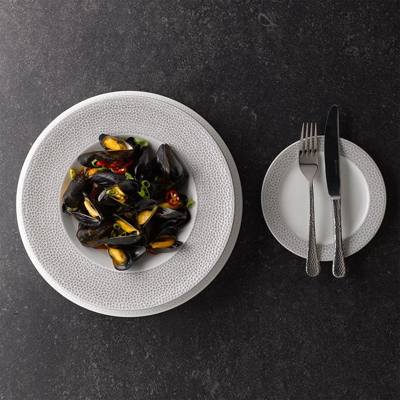 Churchill pasta bowl isla shale grey Churchill Porcellana  in Linee