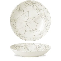 Churchill piatto fondo studio prints kintsugi agate grey | Rausa srl