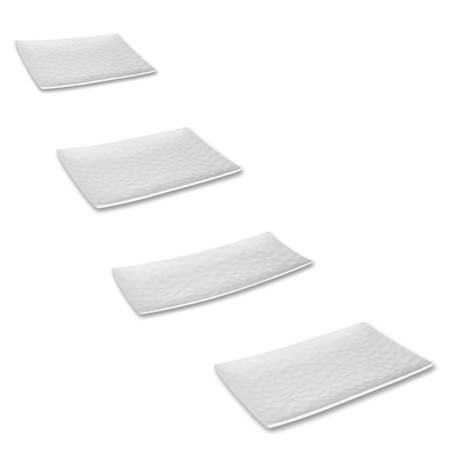 Vassoietto in porcellana con effetto martellato | Vassoi |Rausa srl