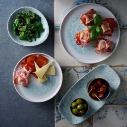 Vassoietto porcellana acquamarina vintage Churchill Porcellana  in Porcellane