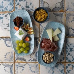 Vassoietto porcellana acquamarina vintage Churchill Porcellana  in Porcellane