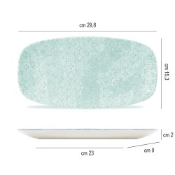 Vassoietto porcellana acquamarina vintage Churchill Porcellana  in Porcellane