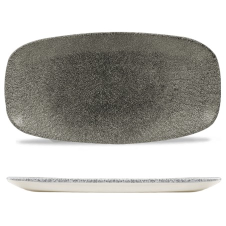 Vassoietto porcellana raku quartz nero | Piatti da ristorante | Rausa