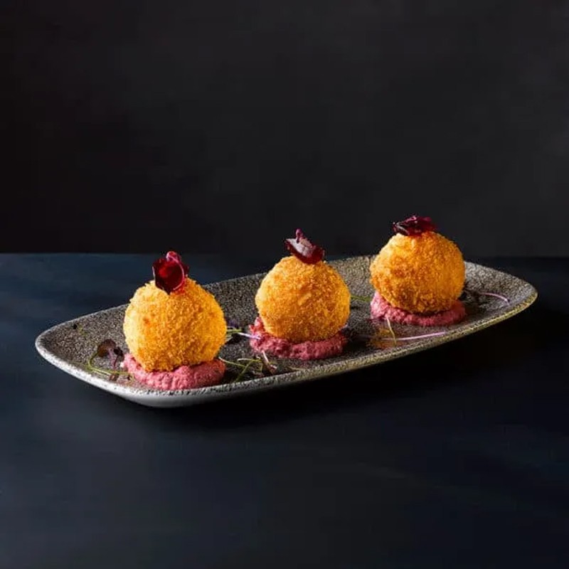 Vassoietto porcellana raku quartz nero Churchill Porcellana  in Linee