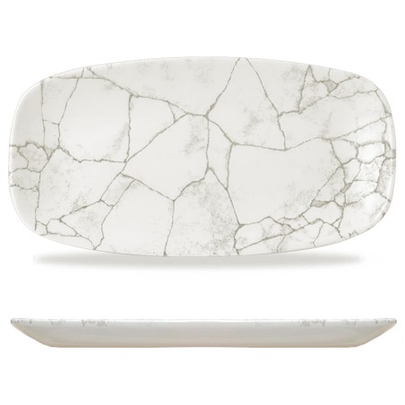 Vassoietto porcellana kintsugi agate grigio | Piatti da ristorante