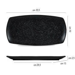 Vassoietto porcellana caldera ash nero Churchill Porcellana  in Linee