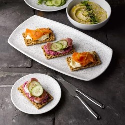 Vassoietto porcellana caldera chalk bianco Churchill Porcellana  in Linee