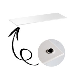 Vassoietto melamina Tray bianco Churchill Porcellana  in Buffet