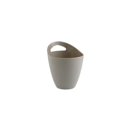 Secchiello portaghiaccio da tavola color tortora 14 cm | Rausa srl