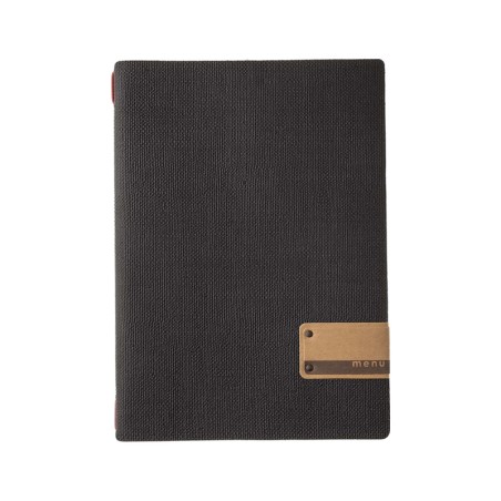 Porta menu juta nero a4 | Menù e lavagne | Rausa srl