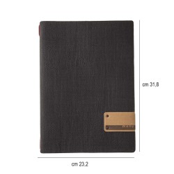 Porta menu juta nero a4 Dag Style  in Tavola