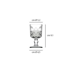 Calice liquore timeless cl 6   in Linee