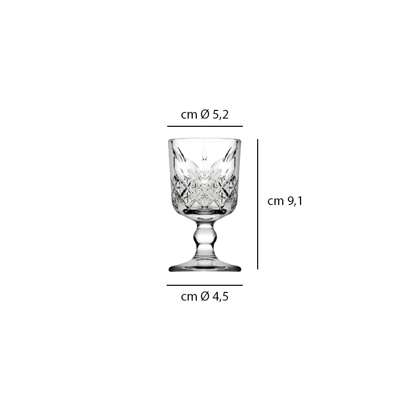 Calice liquore timeless cl 6   in Linee