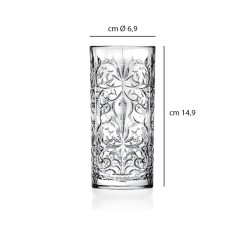 Bicchiere vetro tattoo cl. 37 Rcr bicchieri  in Tumbler alti
