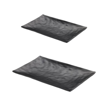 Vassoio melamina rettangolare finta ardesia | Rausa srl