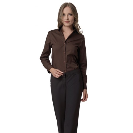 Camicia donna marrone | Abbigliamento camicie | Rausa srl