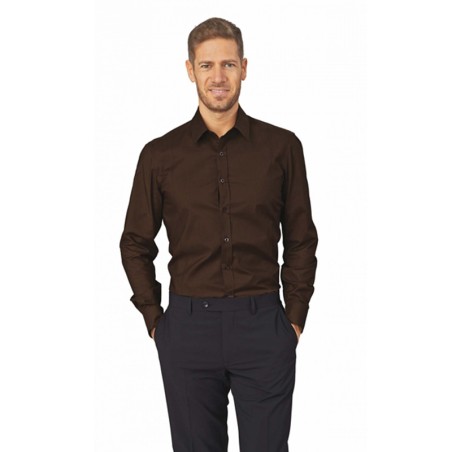 Camicia uomo tabacco | Abbigliamento camicie | Rausa srl