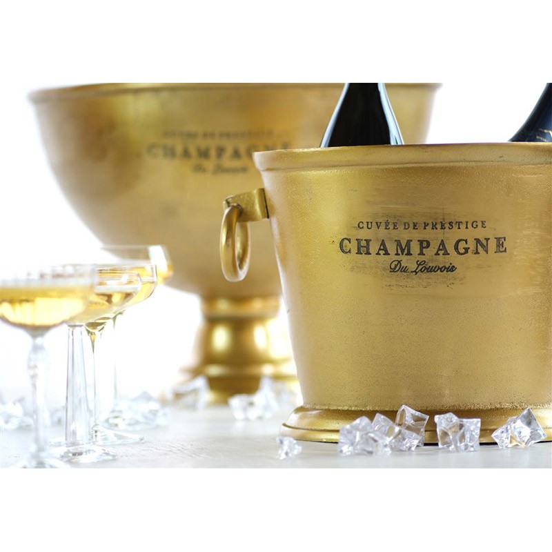 Secchiello portabottiglie ovale vintage   in Secchielli per ghiaccio