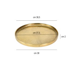 Vassoio tondo vintage cm 38,5   in Porcellane